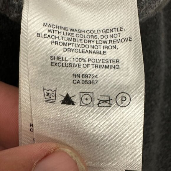 Columbia Boys Steens Mountain II Fleece Jacket Size L Gray - Picture 6 of 7